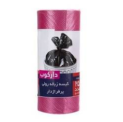 کیسه زباله قرمز 25 برگ 60×50 دارکوب